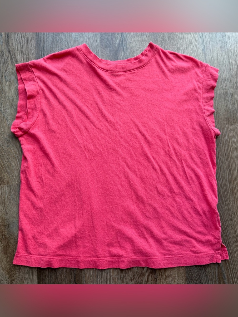 A NEW DAY | Coral Basic Tee | Casual Minimalist Short Sleeve Top | Everyday